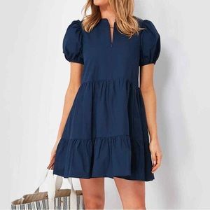 Tuckernuck Navy Zipper Mini Ellie Dress